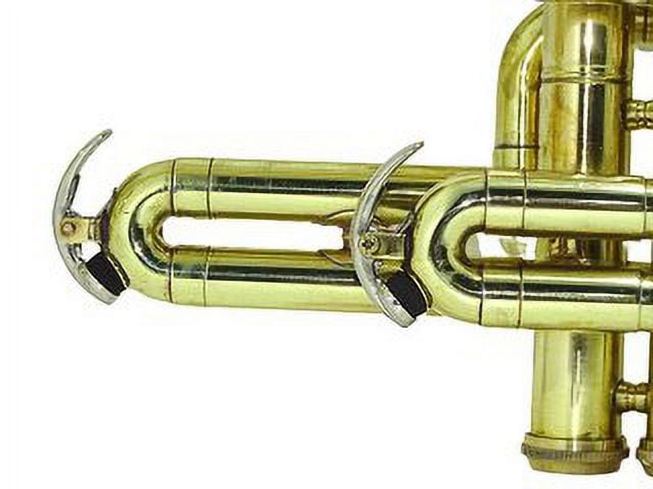 SHREYAS Piccolo Trumpet Brass Finish Picollo Bb/A Pitch W/Case-Mp Gold