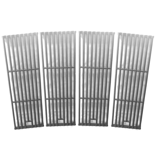 Replacement Cast Iron Cooking Grates for Grill Chef PAT502, Gas Models, Set of 4