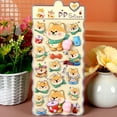 thumbnail image 4 of Cute Cartoon Animal Butt Stress Relief Stickers (Panda & Shiba Inu), Soft Squeezable Fidget Decals, Sensory Toy for Anxiety & Fun, Reusable PVC Patches for Phone Case & Laptop, 20x10cm, 4 of 8
