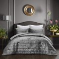 thumbnail image 1 of Grace Living Zymir Crushed Velvet Comforter Set - Channel Tufted, 1 of 5