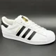 thumbnail image 1 of EG4958 Adidas Originals Superstar Shell Toe Mens Shoe White/Black/Gold Size Vary, 1 of 6