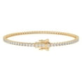 thumbnail image 3 of 14K Yellow Gold Lab Grown Diamond 4.0CT Tennis Bracelet 7"length Tennis Bracelet, 3 of 5