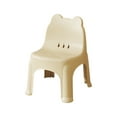 thumbnail image 2 of 16.53In Large Plastic Mini Stool Thickened Build Easy to Clean Smooth Surface Comfortable Seating for Household Living Room Bathroom Shower Entryway Multi Purpose Portable Stool, 2 of 6