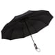 thumbnail image 1 of Paraguas compacto, automático, irrompible, plegable, resistente al viento y a la lluvia, con apertura y cierre automáticos, con tejido PTFE de 210 t (negro), 1 of 8