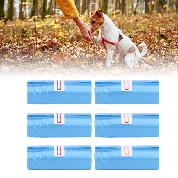 Bolsas Para Excrementos De Perros, 6 Rollos, A Prueba De Fugas, Gruesas Y Fuertes