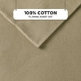 thumbnail image 6 of Regency Heights Full Size Cotton Flannel Sheet Set, 4-Piece Flannel Bed Sheets Full, 100% Cotton Bed Sheets Set with Deep Pocket, Tan Solid, 6 of 7