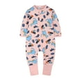 thumbnail image 2 of EnJoCho Spring Outfits for Toddler Boys Girls Baby Sleep Play Pajamas Romper Jumpsuit Printed Clothing Cotton Romper Zip Front Outfits Toddler Trendy Bodysuit Party Wear Home Casual Clothing, 2 of 9