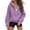 Purple, variant on Basysin Womens Hoodies Half Zip Up Casual Comfort Fall Clothes Sweatshirts For Women Hooded Jackets With Pockets Y2k Sweatshirts