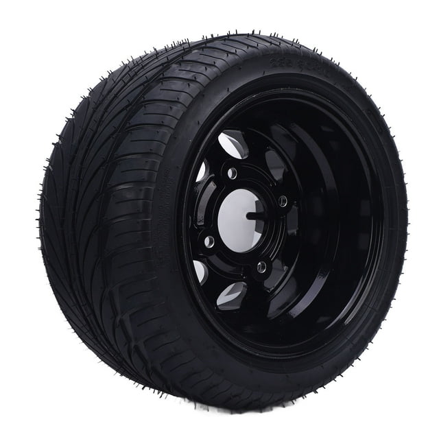 ATV Tire, 10 Inch All Terrain Tread, Protruding Design for Stability Grip, 6PR Puncture Proof Layer, Fits ATV UTV Go Kart Cart or Garden Lawn Mower