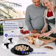 thumbnail image 4 of Meat Shredder, Non Slip Mat Detachable Plate Chicken Shredder Machine with Two Handles for Home, 4 of 5