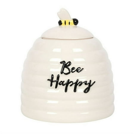 

Something Different Bee Happy Ceramic Jar