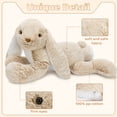 thumbnail image 2 of MaoGoLan 31.5" Giant Bunny Stuffed Animal Large Stuffed Bunny Plush Toy Stuffed Rabbit Plush Set Toys, 2 of 7