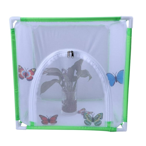 Lipstore Collapsible Butterfly Habitat Cage Mesh Cage House For 30x40cm Green Green