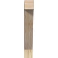 thumbnail image 2 of Ekena Millwork 4"W x 22"D x 26"H Traditional Block Rough Sawn Bracket, Douglas Fir, 2 of 25