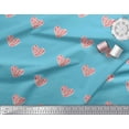 thumbnail image 3 of Soimoi Poly Georgette Fabric Floral & Heart Fabric Prints by Yard 42 Inch Wide, 3 of 3