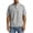 Gray, variant on JTieacloth Men's T-Shirts Casual Button Down Stand Collar Short Sleeved Shirt T Shirt(Black,L)