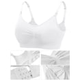 thumbnail image 2 of Ingzy Front Open Seamless Maternity Nursing Bra, 3-Row Back Closure Adjustable Straps Plus Size Lightweight Supportive Postpartum Breastfeeding Bra, 2 of 8