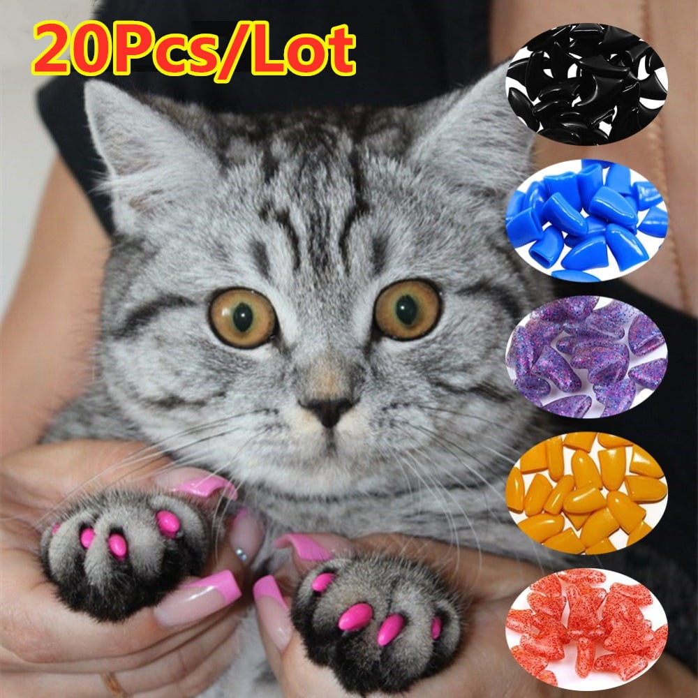 Cozy Puppies Cat Nail Caps, Colorful Pet Cat Soft Claws Nail Covers for Cat  Claws with Glue (Color May Vary) (XS (0.5-2.5 KG)) : Amazon.in: Pet Supplies