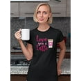 thumbnail image 2 of Love You A Latte! T-Shirt Women -Smartprints Designs, Female x-Large, 2 of 4