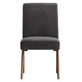 thumbnail image 6 of Modway Lyra Fabric Dining Room Side Chair - Set of 2 in Dark Gray Fabric, 6 of 10