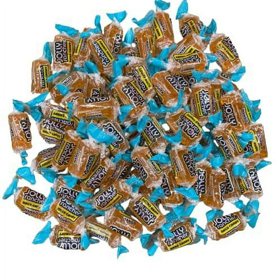 CandyKrave Premium Mango Flavored Hard Candy - Individually Wrapped - Bulk Candy Bag - Long-Lasting Fruit Flavor Delight - 4 pound Resealable bag