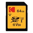 thumbnail image 2 of Tarjeta de memoria Kodak SD de 64 GB UHS-I U3 V30 Ultra con lector, paquete de 3, 2 of 4