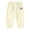 Yellow C, variant on WRKEKC Boys and Girls Ribbed Knit Jogger Pants Elastic Waist Printed Casual Soft Trousers for Baby 6 Months-3 Years