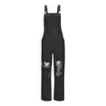 thumbnail image 3 of adviicd Women Denim Jeans Women's Essentials Ripped Mid Rise Destroyed Skinny Jeans Grey,M, 3 of 5