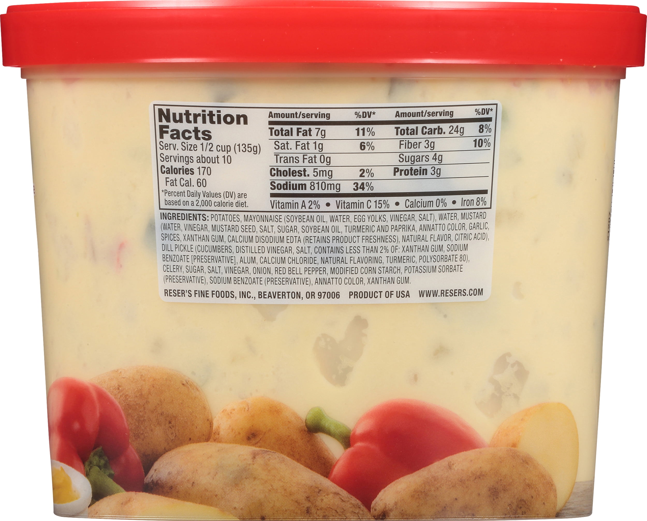 Reser's Mustard Potato Salad 48 oz.