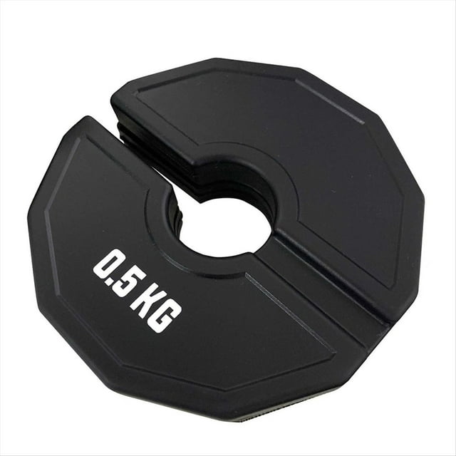 Gimnasio Micro-Plates Dumbbell Fractional Weight Disc Rubber Fractional Weight Discs Add-On Change Negro 0.5kg