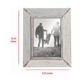 thumbnail image 5 of Foreside Home and Garden Cream Distressed 5 x 7 inch Decorative Wood Picture Frame, 62, Warm Gray, 5 of 5