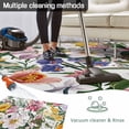 thumbnail image 5 of Vibrant Tropical Floral Outdoor Rug 3x5 Ft - Reversible Patio Rug Outdoor Camping Rugs, Leafy Greenery Multicolored Botanical Indoor Outdoor Area Rugs, Non-Slip Outdoor Carpet Runner for Deck/Porch, 5 of 8