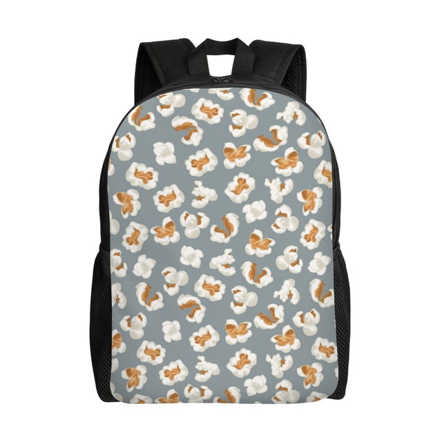Fotbe White Popcorn Mochila de Viaje para Laptop, Mochila Ejecutiva Delgada y Resistente 15.6"