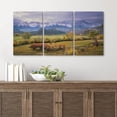 thumbnail image 4 of wall26 - 3 Piece Canvas Wall Art - on a Rare Overcast Morning in Southwest Colorado on a Rancher - Modern Home Art Stretched and Framed Ready to Hang - 24"x36"x3 Panels, 4 of 7