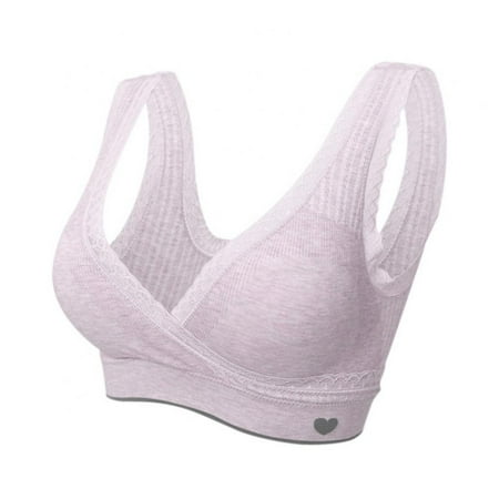 

Nursing Bra Seamless Bra Backless Bralette Deep V Lace Bra Elastic Maternity Bra Nursing Vest Bra Wire Free Bra Sleeping Bra