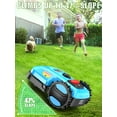 thumbnail image 4 of ACFARM 20V 4.0Ah Robotic Lawn Mower 1/4 Acre, APP Control with Schedule, Self-Charging, Bluetooth Wi-Fi Connect, Cut to Edge, 4 of 9