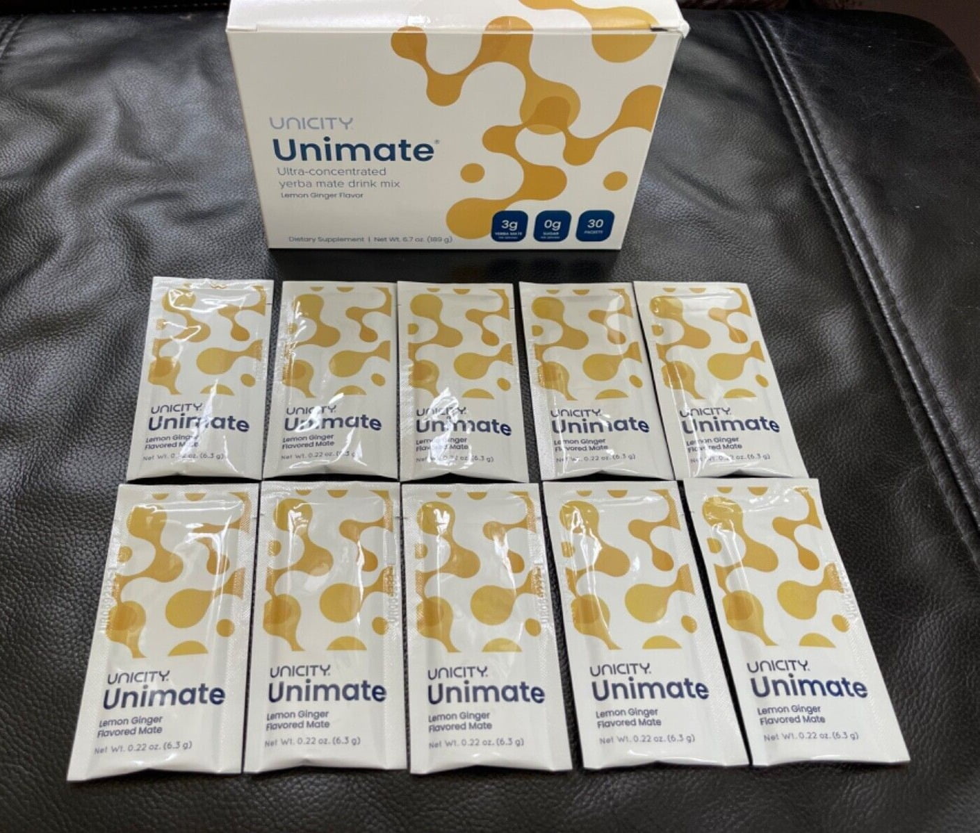UNICITY UNIMATE LEMON GINGER (10 SACHETS)