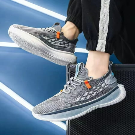 

Men‘s Casual Mesh Shoes Lightweight And Comfortable Soft Sole Running Shoes For Outdoor Running