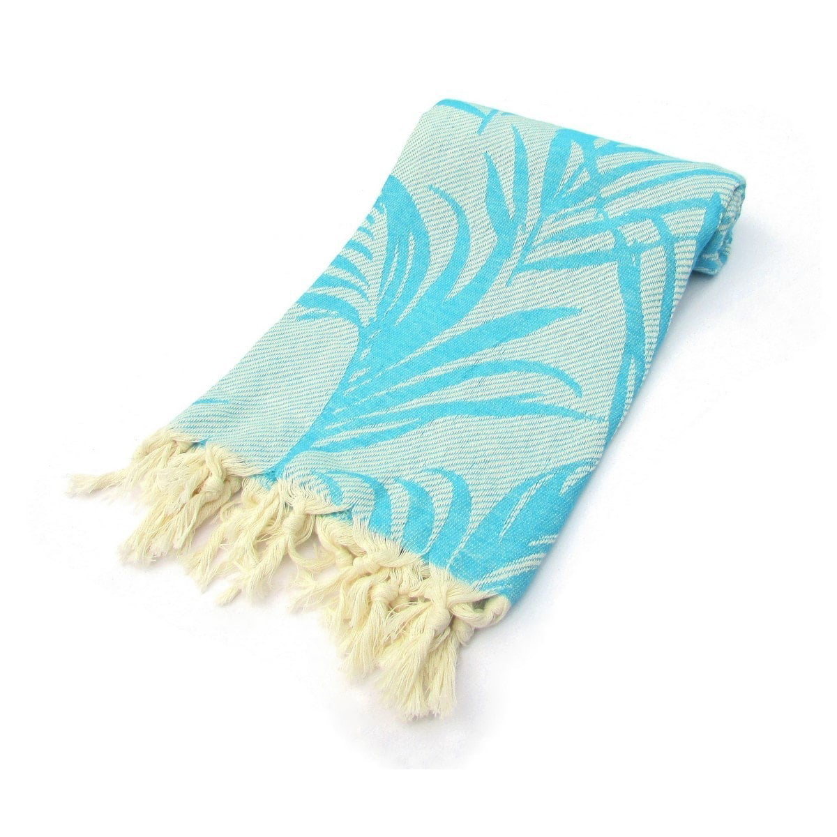 Turkish Cotton & Bamboo Bath Beach Towel Peshtemal Dark Blue Red Marina Series 