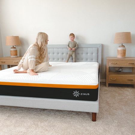 Zinus Cooling Copper ADAPTIVEA 10 Hybrid Mattress Walmart