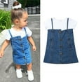 thumbnail image 3 of Ensemble Robe en Jean et Jupe pour Filles Bébés Enfants, 3 of 5