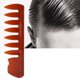 thumbnail image 2 of Peine para desenredar con dientes anchos para hombre, peine para peinar la cabeza y la espalda, peine de aceite para barba (marrón), 2 of 8