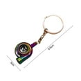 thumbnail image 3 of Turbocharger Keychain  Hoop Stainless Chain Polished Anti-deformed Decoration Alloy Gift Shop School Bag Decor Pendant Present, 3 of 12