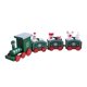 thumbnail image 2 of Tren Navideño Pintado a Mano Perfecl Adornos Navideños Verde, 2 of 8