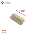 thumbnail image 4 of Protocol For Life Balance - Iron 36 mg (High Potency) - Ferrochel Iron for Superior Bioavailability, Helps Increase Energy, Healthy Pregnancy, Strengthens Muscles - 90 Veg Capsules, 4 of 4