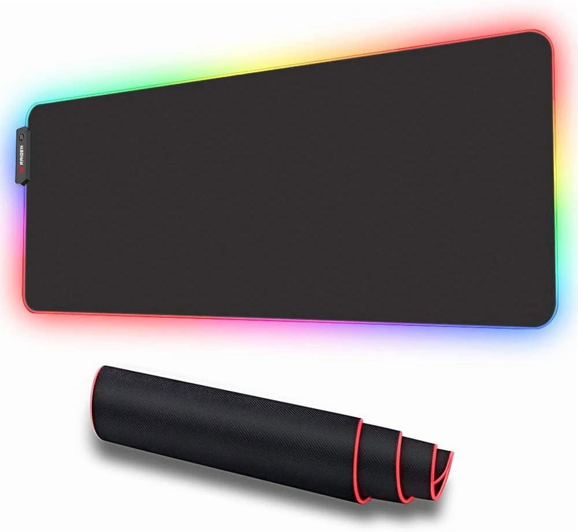 KOMI Wireless Charging RGB Gaming Mouse Pad,800x300x4MM,15W LED Large Mouse Mat,10 Light Modes Mousepad,Non-Slip Rubber Base,Keyboard Mat,Desk Mat for Gaming, MacBook,PC,Laptop,Desk