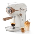 thumbnail image 1 of XIXUBX Espresso Machine 20 Bar, Compact Coffee Maker with Milk Frother Steam Wand Professional Espresso Coffee Machine with Removable Water Tank, Lat, 1 of 8