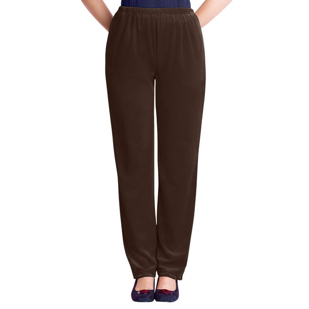 Woman Within Women's Plus Size Velour Pant Pant - Walmart.com