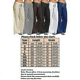 thumbnail image 2 of Pantalon Grand en Coton et Lin pour Femmes, Taille Élastique, Décontracté, Long, 2 of 2