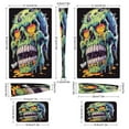 thumbnail image 3 of Psychedelic Zombie Skull Print PS5/PS5 Pro/PS5 Slim Digital Disc Skin Sticker For Console And Controller Skins, 3 of 7